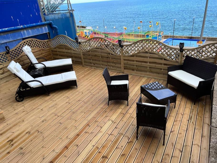 Sea View Lavish Apartment Sky Tv Whirlpool Bath Huge Balcony Newly Refurbished Бринлингтон Экстерьер фото